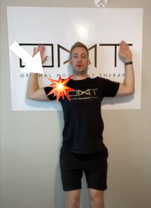Wall Angels to increase shoulder mobility, and correct posture