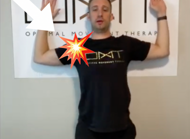 Wall Angels to increase shoulder mobility, and correct posture